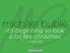 Michael Bublé – It's Beginning to Look a Lot like Christmas (Sped Up) Mp3 Download