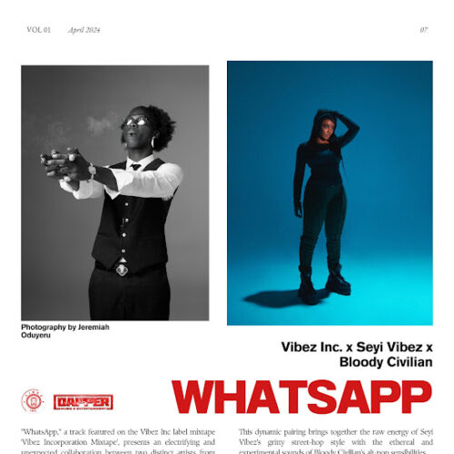 Vibez Inc - WhatsApp Ft. Seyi Vibez & Bloody Civilian